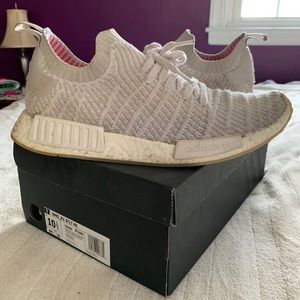 Adidas NMD All White Primeknit Sz 10.5 Originals